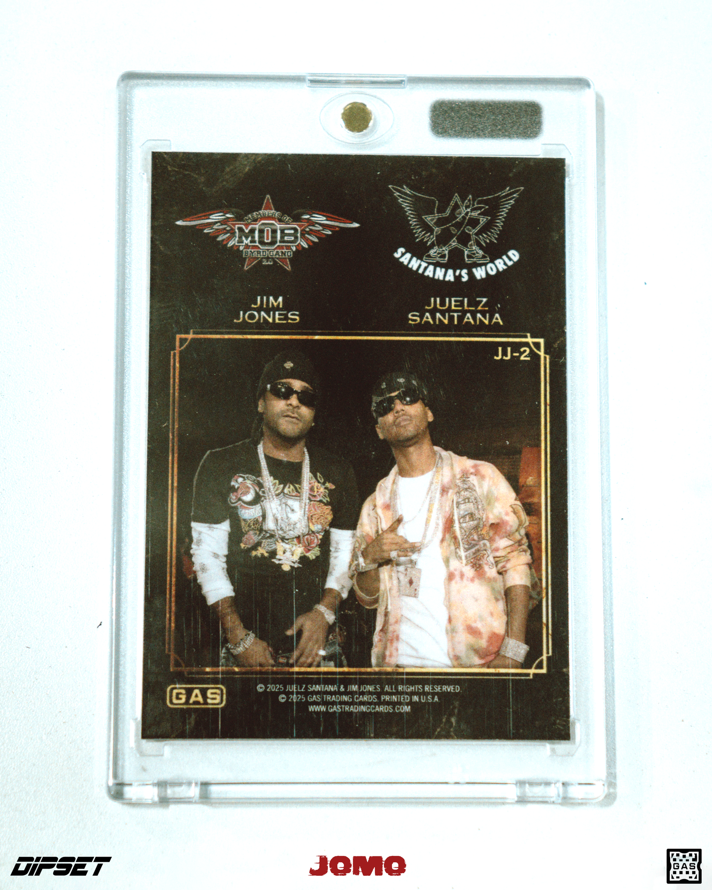 JOMO GLOBAL HIGH VISIBILITY JACKET + LIMITED GAS TRADING CARD SET / BLACK