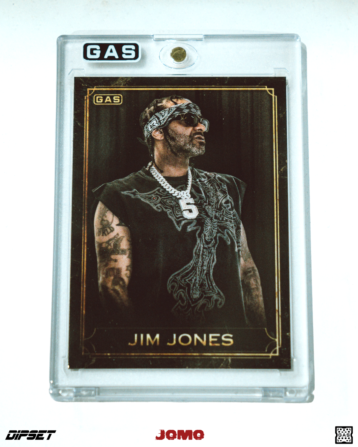 JOMO GLOBAL HIGH VISIBILITY JACKET + LIMITED GAS TRADING CARD SET / BLACK