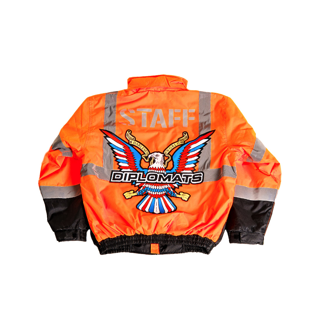 JOMO GLOBAL HIGH VISIBILITY JACKET + LIMITED GAS TRADING CARD SET / ORANGE