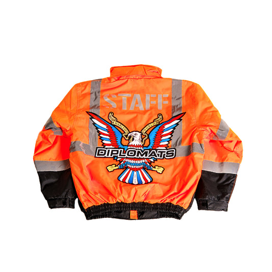 JOMO GLOBAL HIGH VISIBILITY JACKET + LIMITED GAS TRADING CARD SET / ORANGE