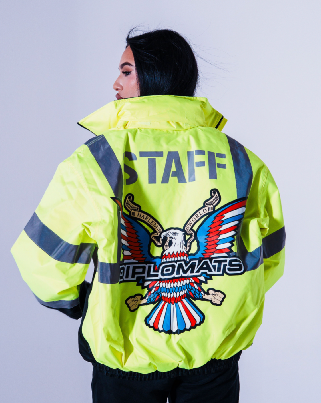 JOMO GLOBAL HIGH VISIBILITY JACKET + LIMITED GAS TRADING CARD SET / YELLOW