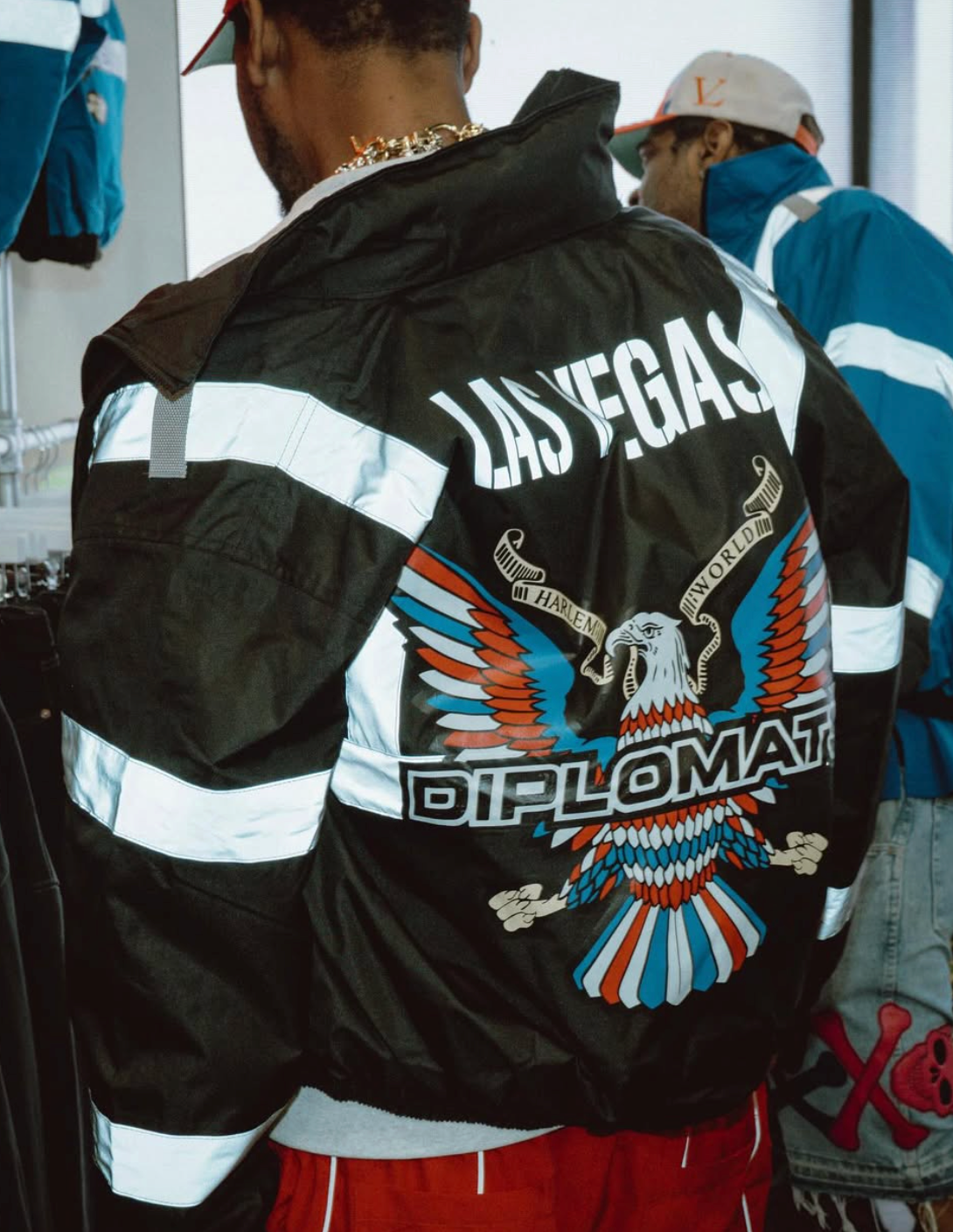 JOMO GLOBAL HIGH VISIBILITY JACKET + LIMITED GAS TRADING CARD SET / CUSTOM NAME